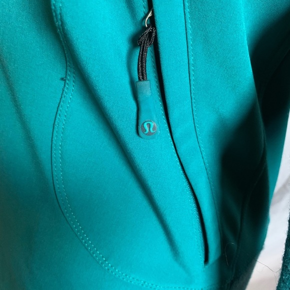 Lululemon Women’s Size 4 Athletica Turquoise Jacket Fall Winter Coat Merino Wool - Picture 12 of 14